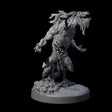 Death Wendigo C Miniature for Dungeons and Dragons, Pathfinder or other TTRPGs