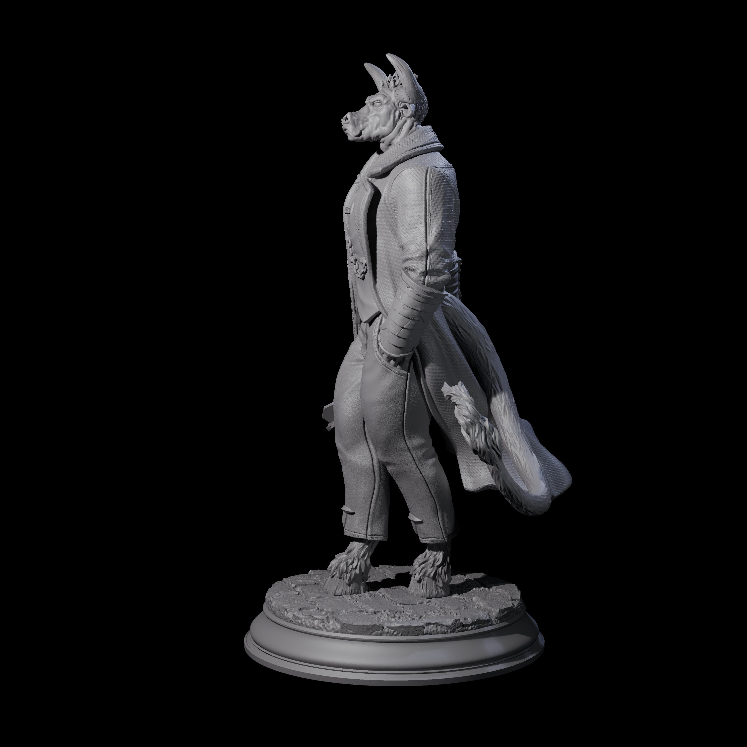 Debonair Minotaur Gentleman Miniature for Dungeons and Dragons, Pathfinder or other TTRPGs