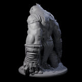 Decaying Troll Berserker Miniature for Dungeons and Dragons, Pathfinder or other TTRPGs