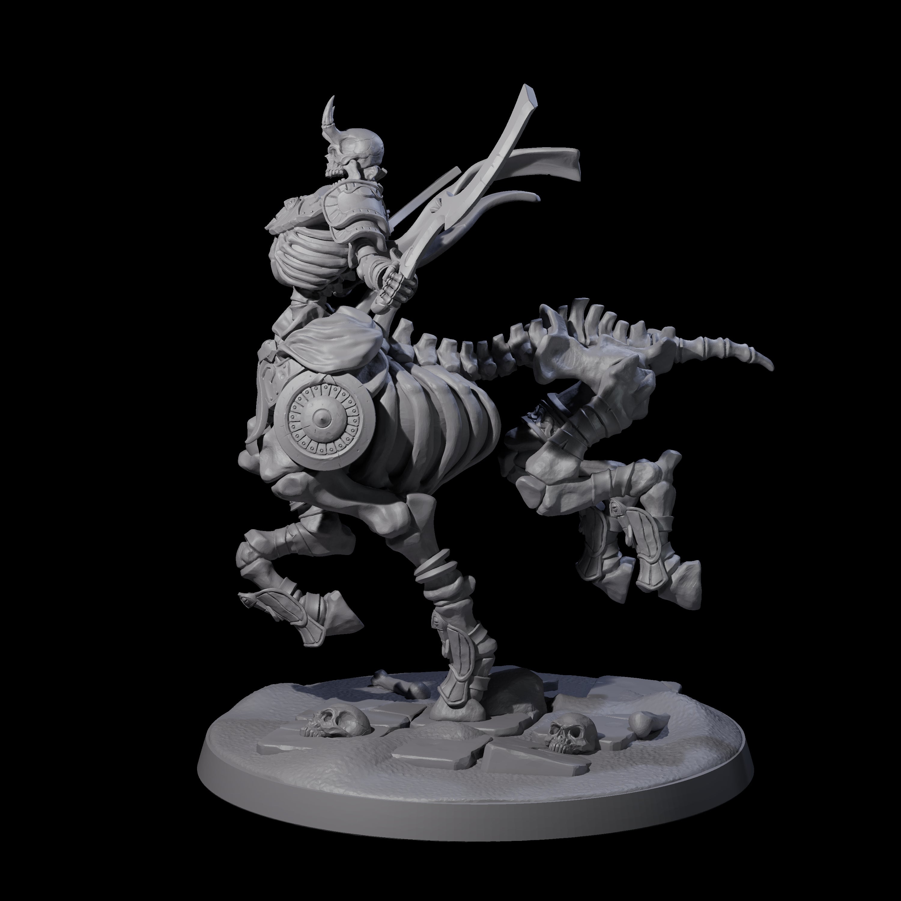 Decaying Undead Centaur Miniature for Dungeons and Dragons, Pathfinder or other TTRPGs