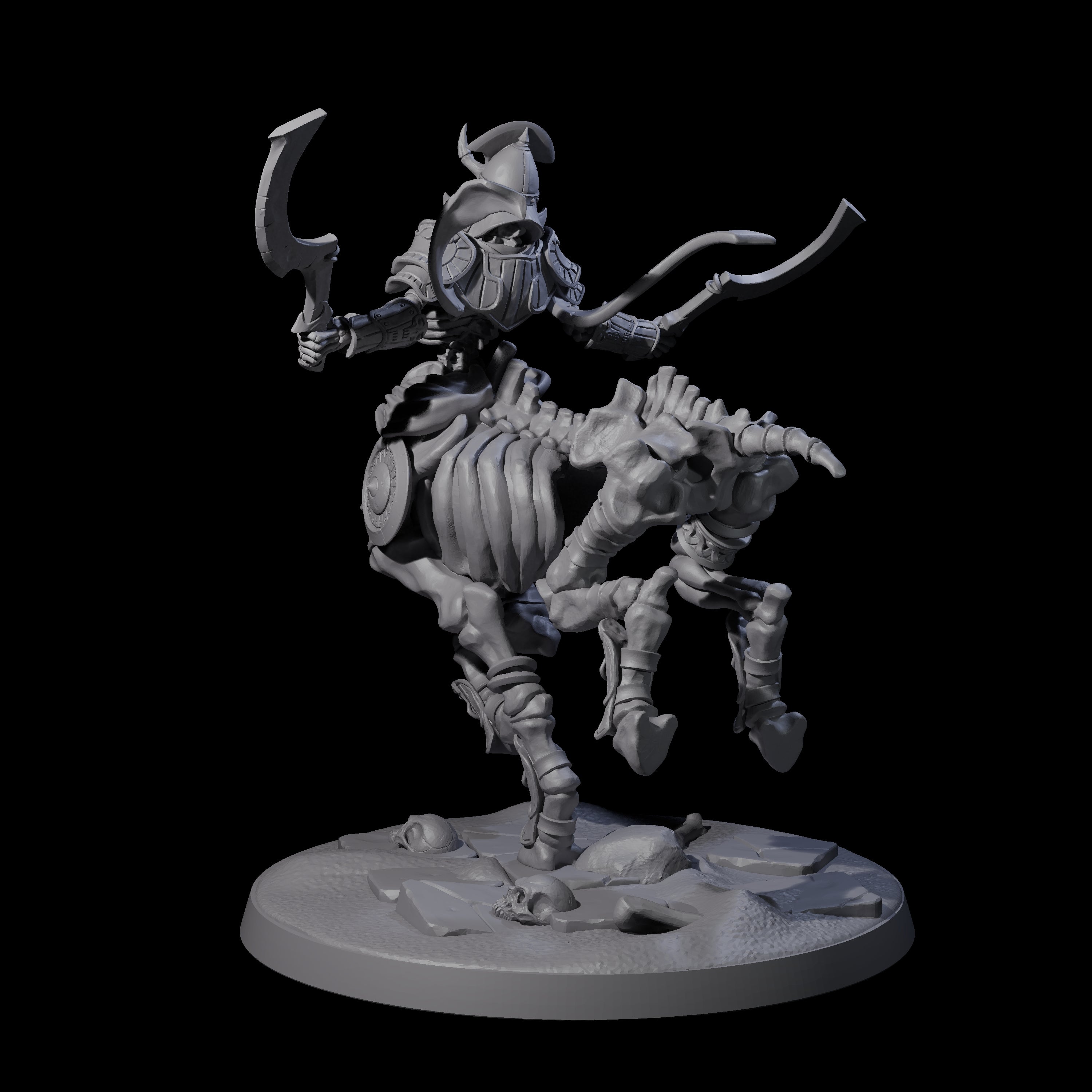 Decaying Undead Centaur Miniature for Dungeons and Dragons, Pathfinder or other TTRPGs