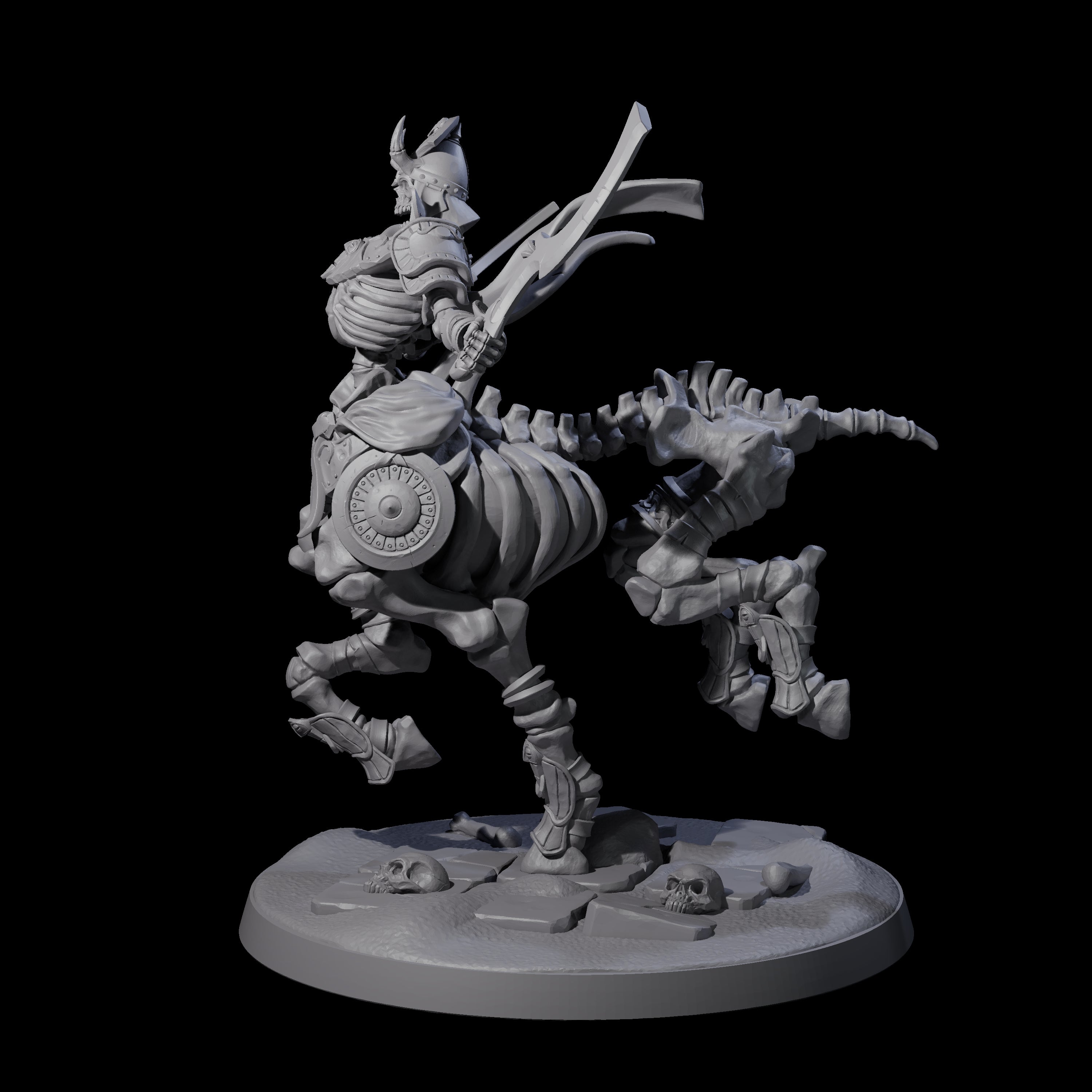 Decaying Undead Centaur Miniature for Dungeons and Dragons, Pathfinder or other TTRPGs