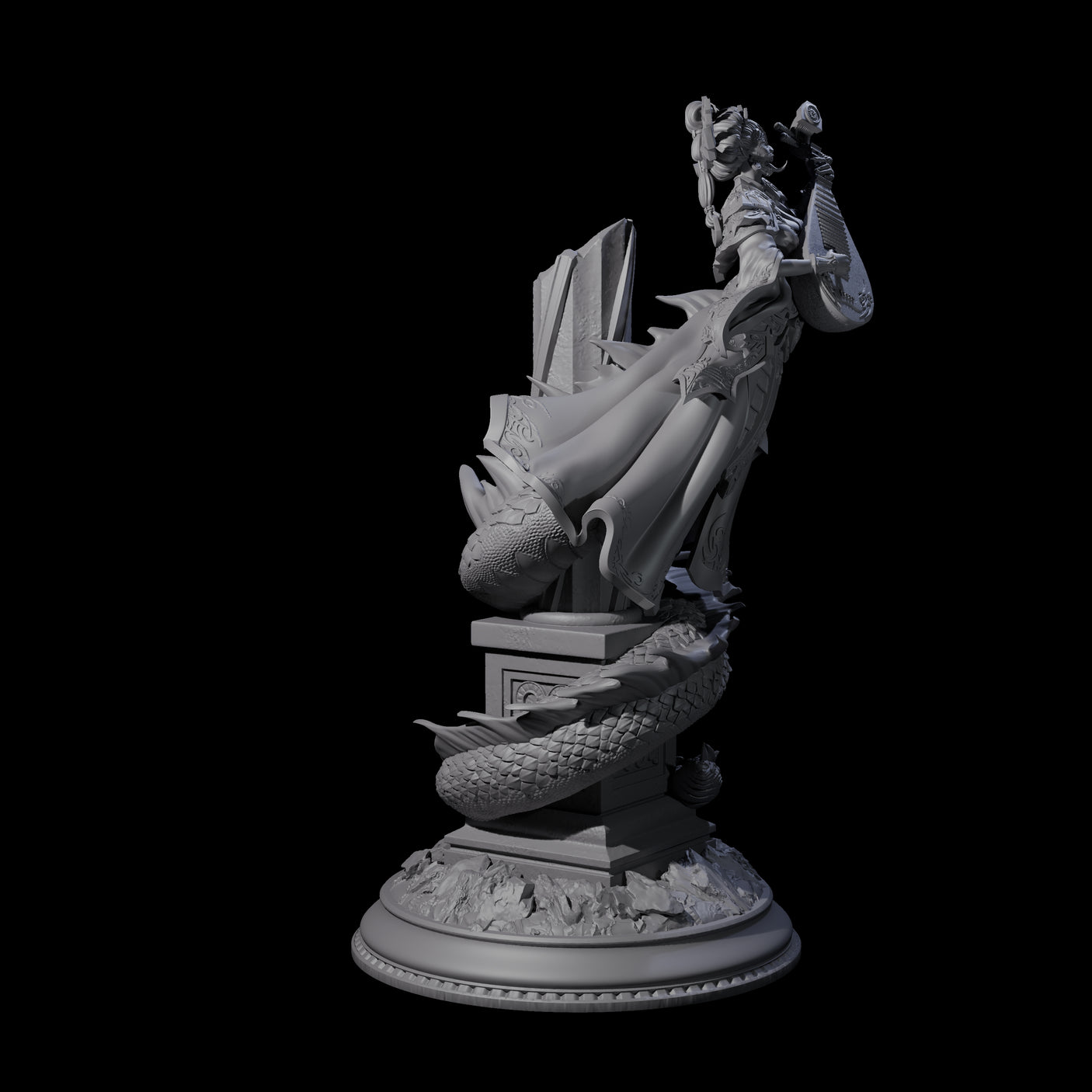 Deceitful Lamia Miniature for Dungeons and Dragons, Pathfinder or other TTRPGs