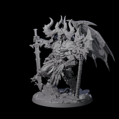 Decked Out Moloch Miniature for Dungeons and Dragons, Pathfinder or other TTRPGs