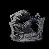 Decomposing Tendriculos Miniature for Dungeons and Dragons, Pathfinder or other TTRPGs