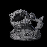 Decomposing Tendriculos Miniature for Dungeons and Dragons, Pathfinder or other TTRPGs