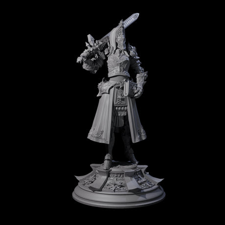 Decorated Champion Miniature for Dungeons and Dragons, Pathfinder or other TTRPGs