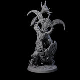 Decorated Dinosaur Lizardfolk Warrior A Miniature for Dungeons and Dragons, Pathfinder or other TTRPGs