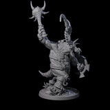 Decorated Dinosaur Lizardfolk Warrior A Miniature for Dungeons and Dragons, Pathfinder or other TTRPGs
