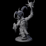Decorated Dinosaur Lizardfolk Warrior A Miniature for Dungeons and Dragons, Pathfinder or other TTRPGs
