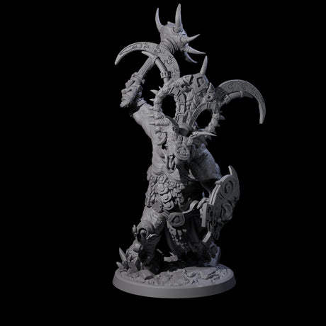 Decorated Dinosaur Lizardfolk Warrior A Miniature for Dungeons and Dragons, Pathfinder or other TTRPGs