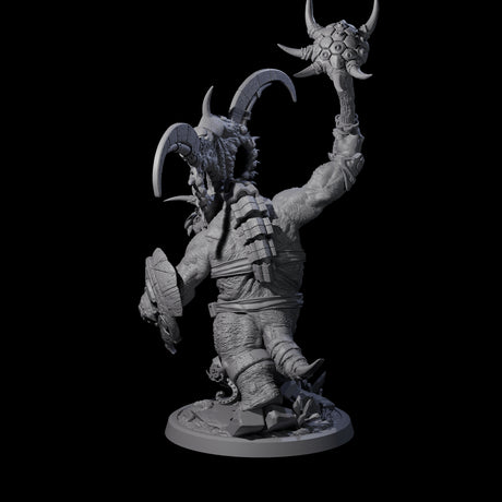 Decorated Dinosaur Lizardfolk Warrior A Miniature for Dungeons and Dragons, Pathfinder or other TTRPGs