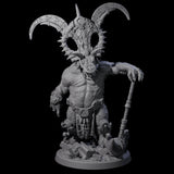 Decorated Dinosaur Lizardfolk Warrior B Miniature for Dungeons and Dragons, Pathfinder or other TTRPGs