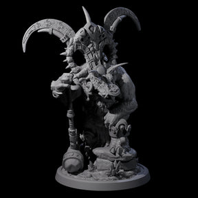 Decorated Dinosaur Lizardfolk Warrior C Miniature for Dungeons and Dragons, Pathfinder or other TTRPGs