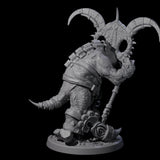 Decorated Dinosaur Lizardfolk Warrior C Miniature for Dungeons and Dragons, Pathfinder or other TTRPGs