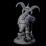 Decorated Dinosaur Lizardfolk Warrior C Miniature for Dungeons and Dragons, Pathfinder or other TTRPGs