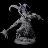 Decorated Dinosaur Lizardfolk Warrior D Miniature for Dungeons and Dragons, Pathfinder or other TTRPGs