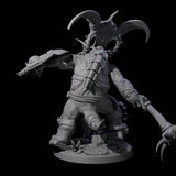 Decorated Dinosaur Lizardfolk Warrior D Miniature for Dungeons and Dragons, Pathfinder or other TTRPGs