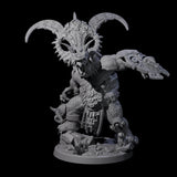 Decorated Dinosaur Lizardfolk Warrior D Miniature for Dungeons and Dragons, Pathfinder or other TTRPGs