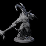 Decorated Dinosaur Lizardfolk Warrior D Miniature for Dungeons and Dragons, Pathfinder or other TTRPGs