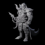 Decorated Dragon Guard Leader Miniature for Dungeons and Dragons, Pathfinder or other TTRPGs