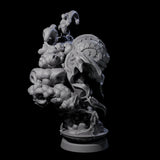 Decorated Flameskull B Miniature for Dungeons and Dragons, Pathfinder or other TTRPGs