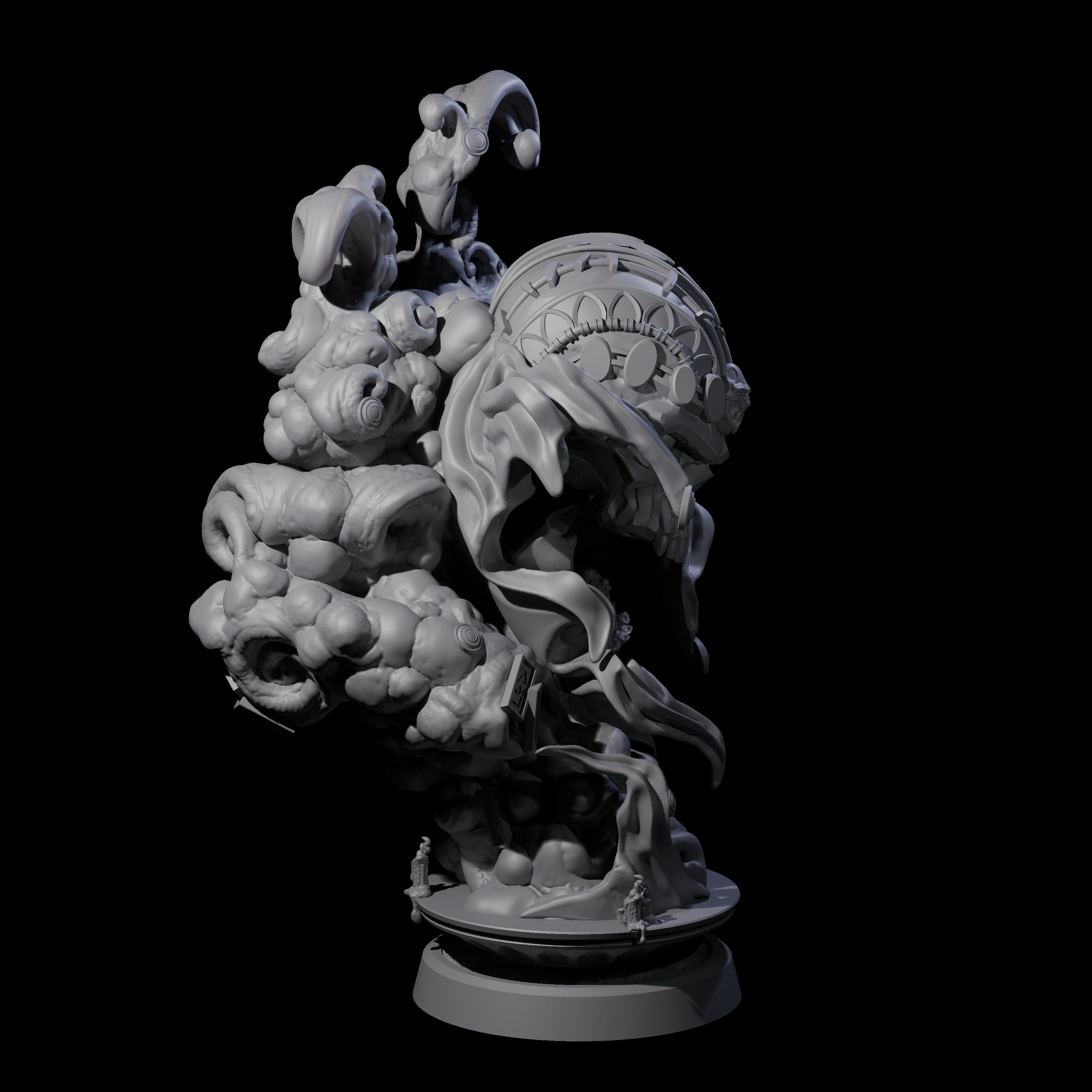 Decorated Flameskull B Miniature for Dungeons and Dragons, Pathfinder or other TTRPGs