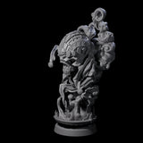 Decorated Flameskull B Miniature for Dungeons and Dragons, Pathfinder or other TTRPGs