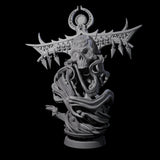 Decorated Flameskull C Miniature for Dungeons and Dragons, Pathfinder or other TTRPGs