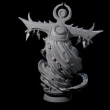 Decorated Flameskull C Miniature for Dungeons and Dragons, Pathfinder or other TTRPGs