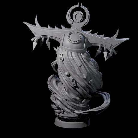 Decorated Flameskull C Miniature for Dungeons and Dragons, Pathfinder or other TTRPGs