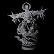 Decorated Flameskull C Miniature for Dungeons and Dragons, Pathfinder or other TTRPGs