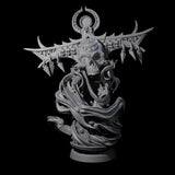 Decorated Flameskull C Miniature for Dungeons and Dragons, Pathfinder or other TTRPGs