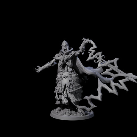 Decorated Skeleton Guard C Miniature for Dungeons and Dragons, Pathfinder or other TTRPGs