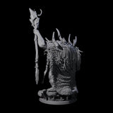Decorated Tribal Ogre B Miniature for Dungeons and Dragons, Pathfinder or other TTRPGs