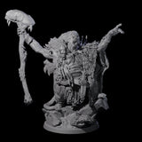 Decorated Tribal Ogre D Miniature for Dungeons and Dragons, Pathfinder or other TTRPGs