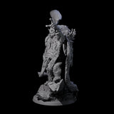 Decorated Tribal Ogre D Miniature for Dungeons and Dragons, Pathfinder or other TTRPGs