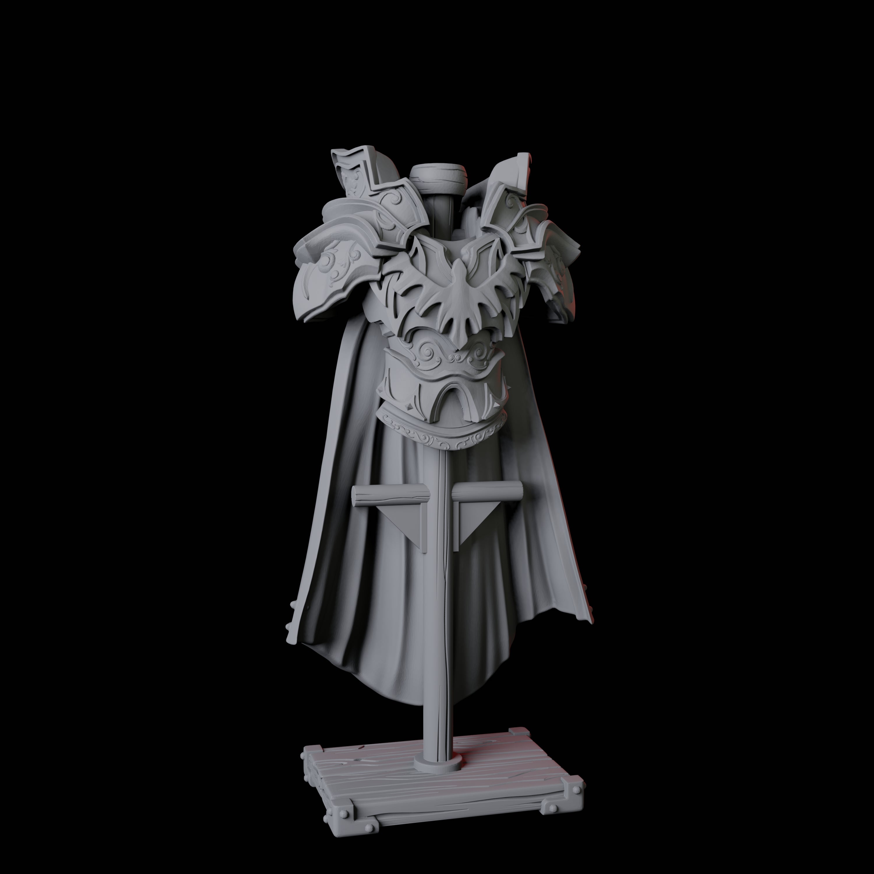 Decorative Armour on a stand Miniature for Dungeons and Dragons, Pathfinder or other TTRPGs