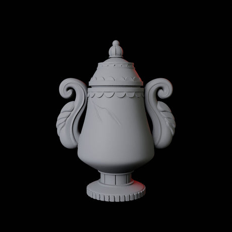 Decorative Pot Miniature for Dungeons and Dragons, Pathfinder or other TTRPGs