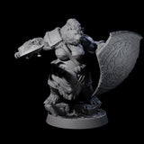 Deep Forest Ursine Tribe Miniature for Dungeons and Dragons, Pathfinder or other TTRPGs
