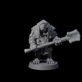 Deep Forest Ursine Tribe Miniature for Dungeons and Dragons, Pathfinder or other TTRPGs