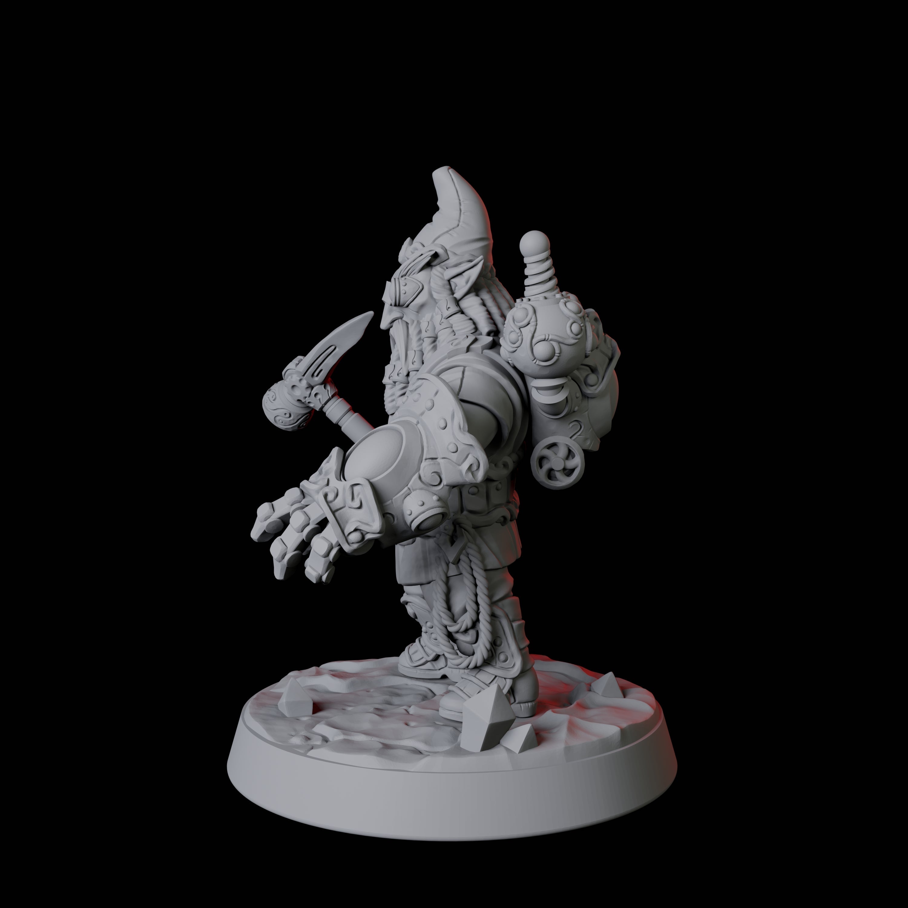 Deep Gnome Artificer A Miniature for Dungeons and Dragons, Pathfinder or other TTRPGs