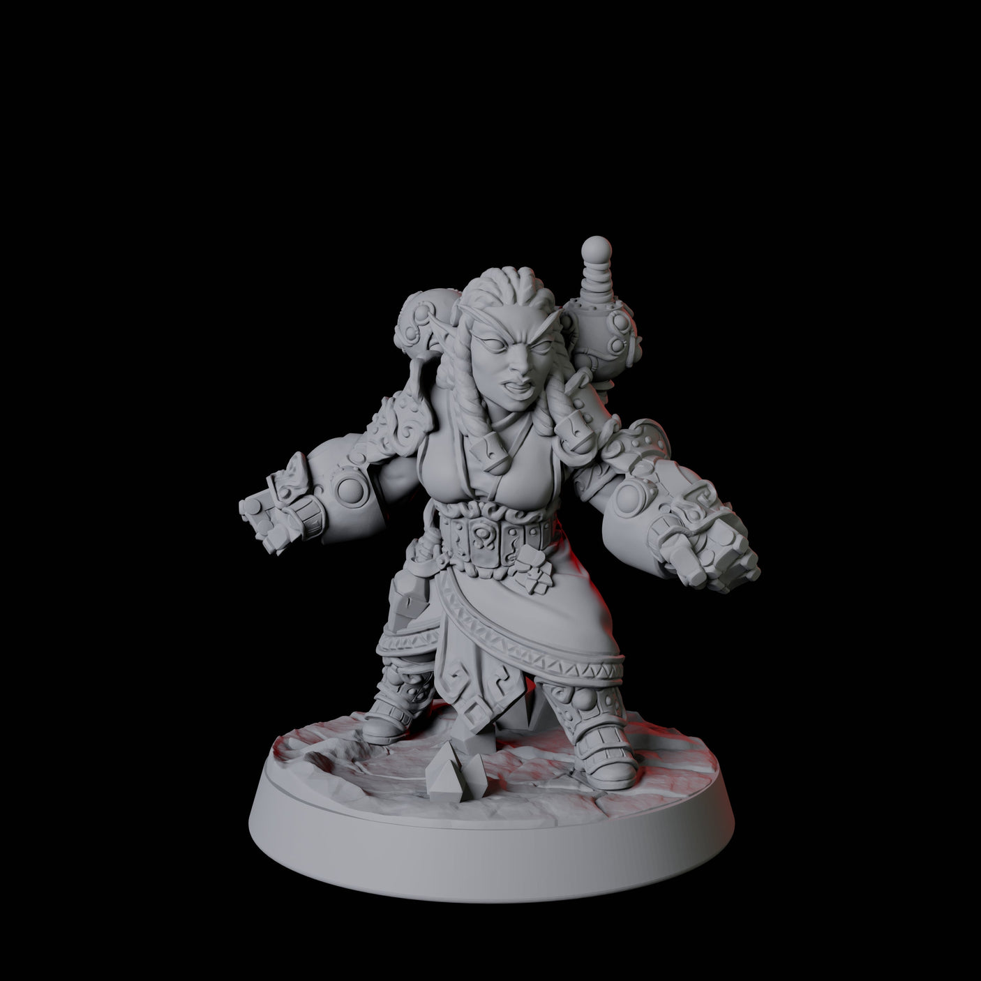 Deep Gnome Artificer Army Miniature for Dungeons and Dragons, Pathfinder or other TTRPGs
