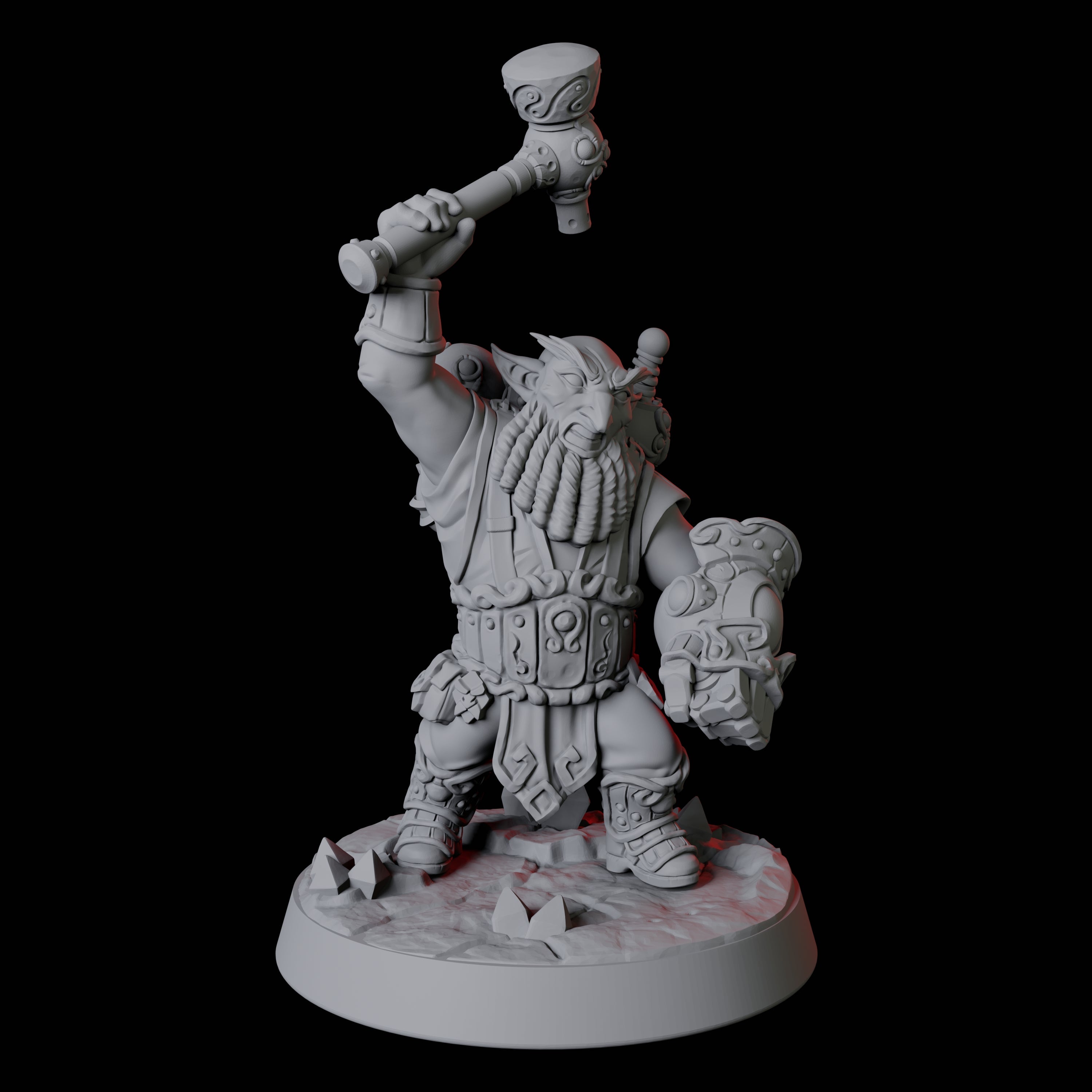 Deep Gnome Artificer Army Miniature for Dungeons and Dragons, Pathfinder or other TTRPGs