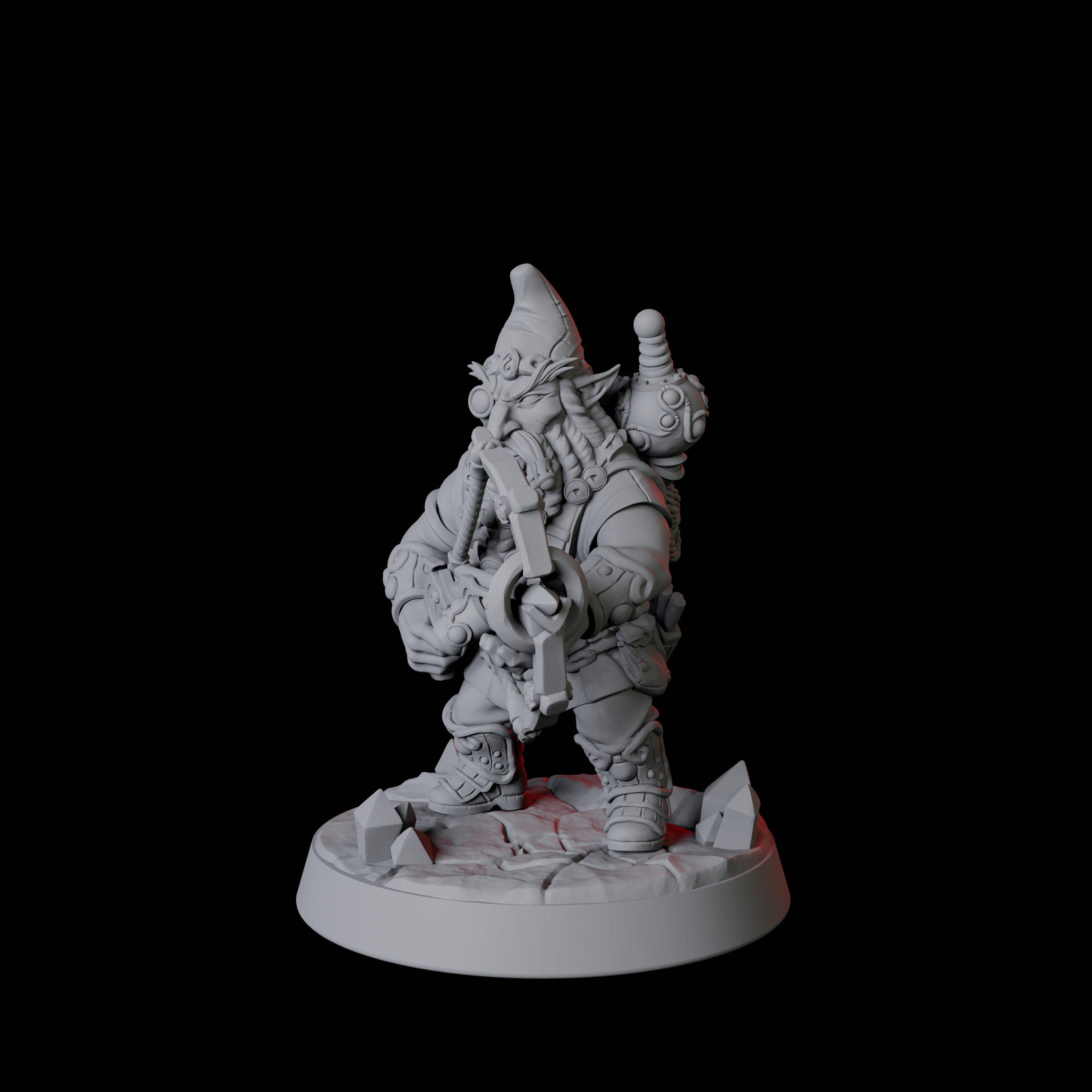 Deep Gnome Artificer B Miniature for Dungeons and Dragons, Pathfinder or other TTRPGs