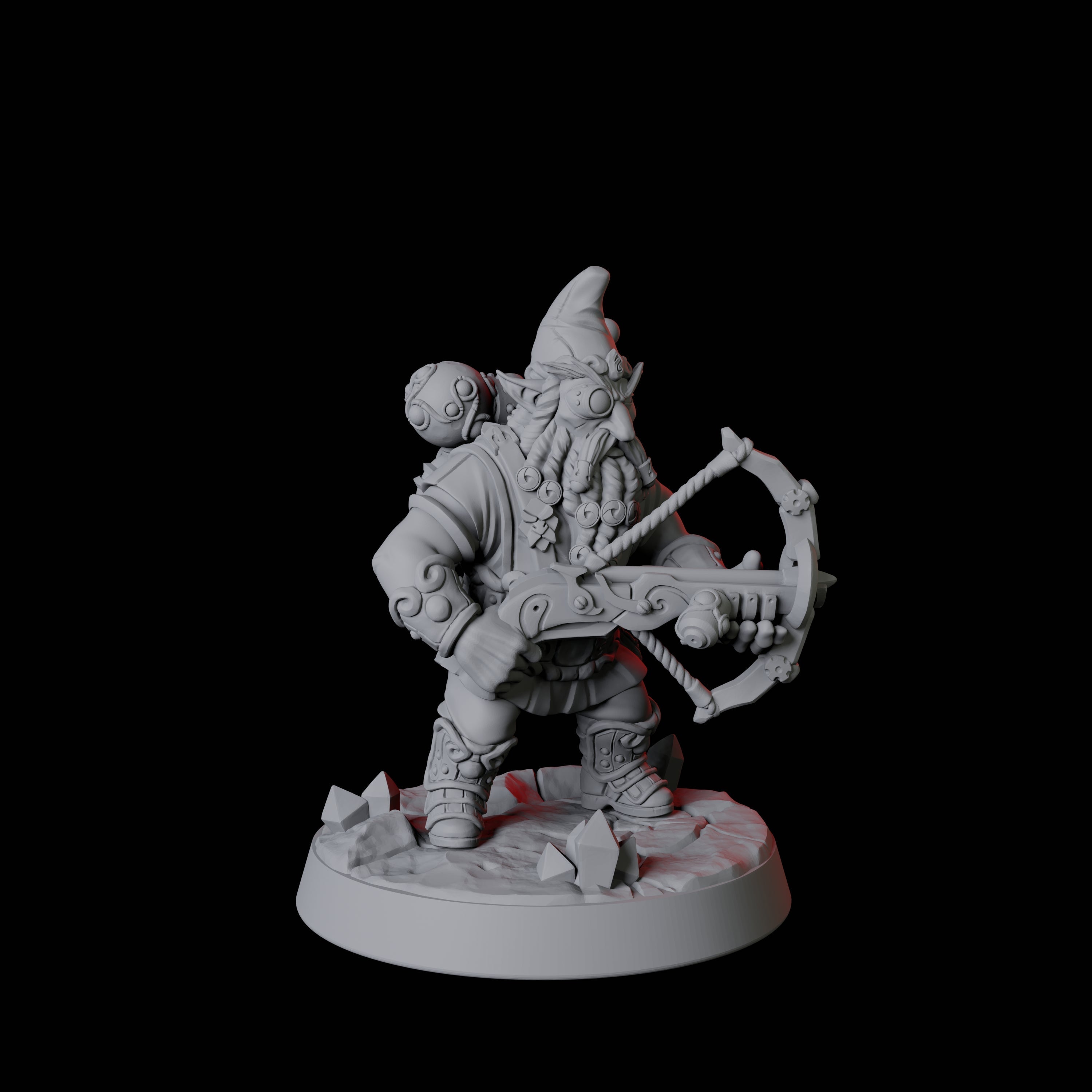 Deep Gnome Artificer B Miniature for Dungeons and Dragons, Pathfinder or other TTRPGs