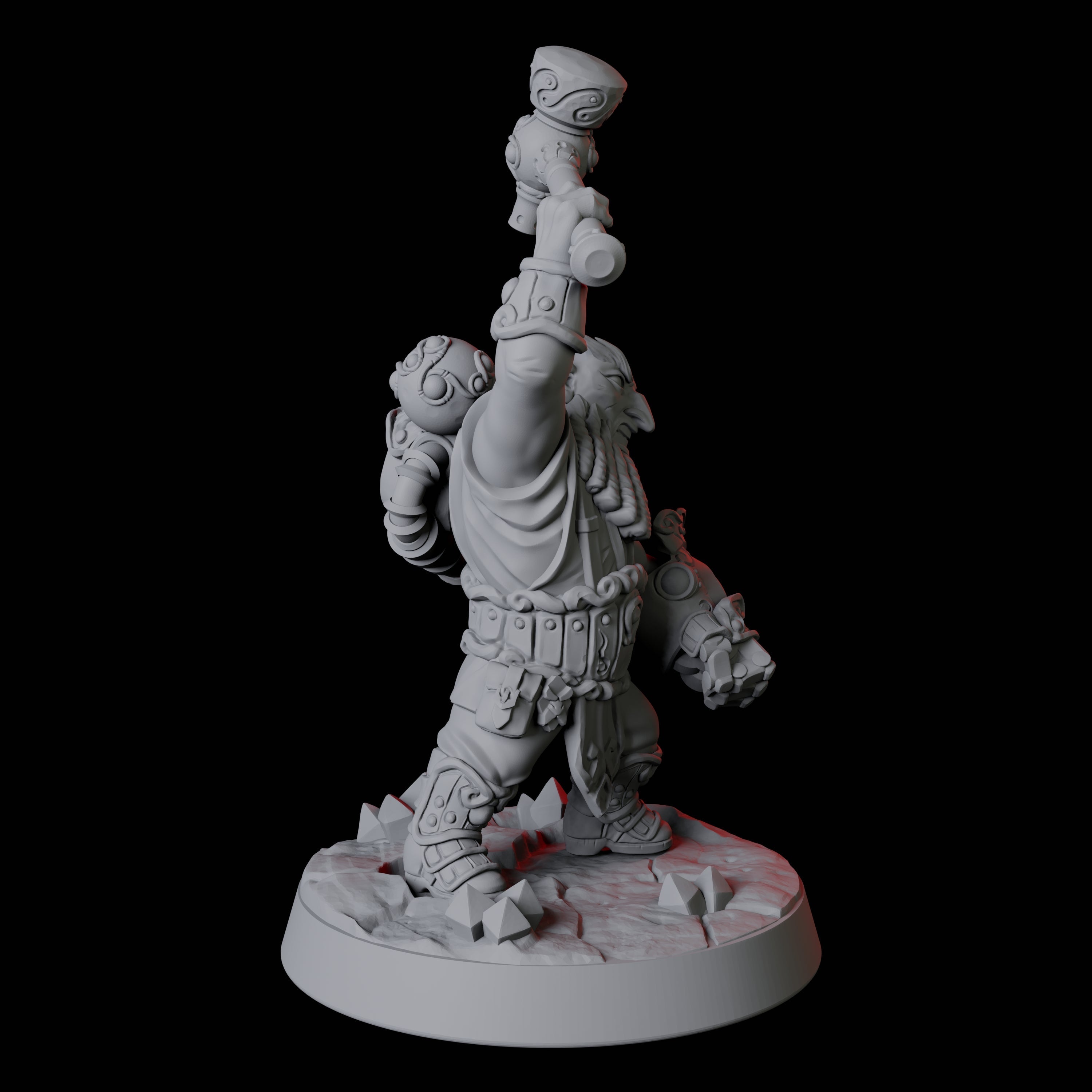 Deep Gnome Artificer C Miniature for Dungeons and Dragons, Pathfinder or other TTRPGs