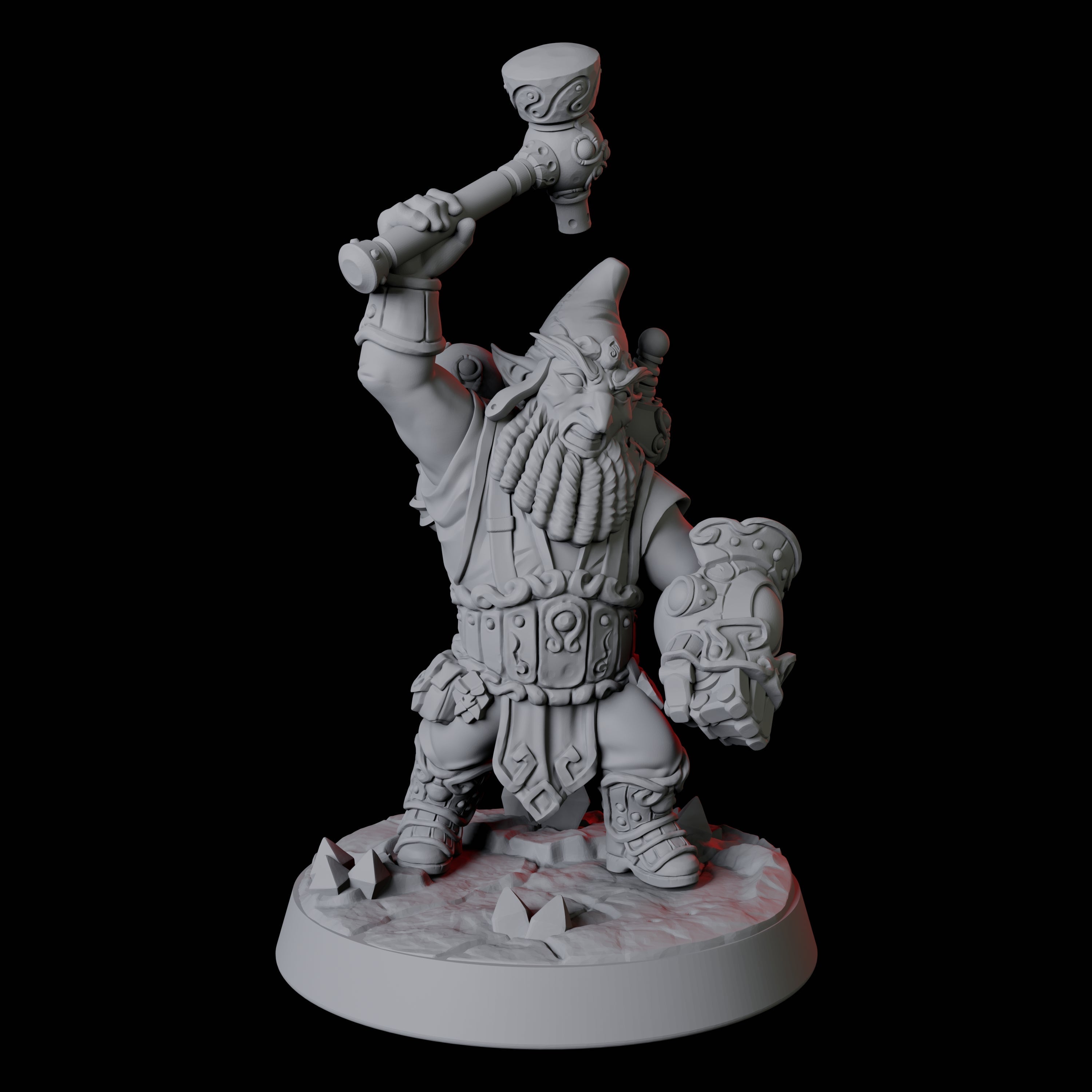 Deep Gnome Artificer C Miniature for Dungeons and Dragons, Pathfinder or other TTRPGs