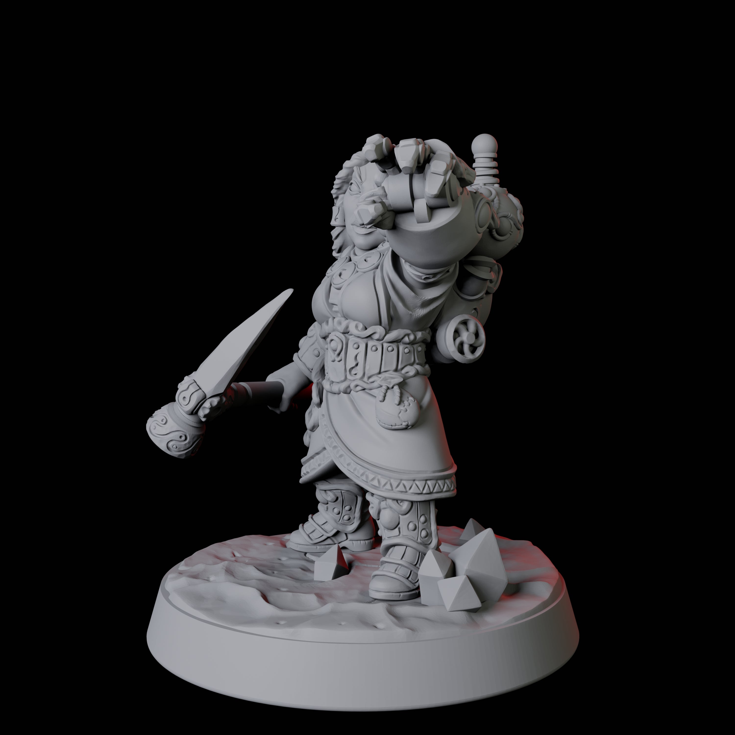 Deep Gnome Artificer D Miniature for Dungeons and Dragons, Pathfinder or other TTRPGs