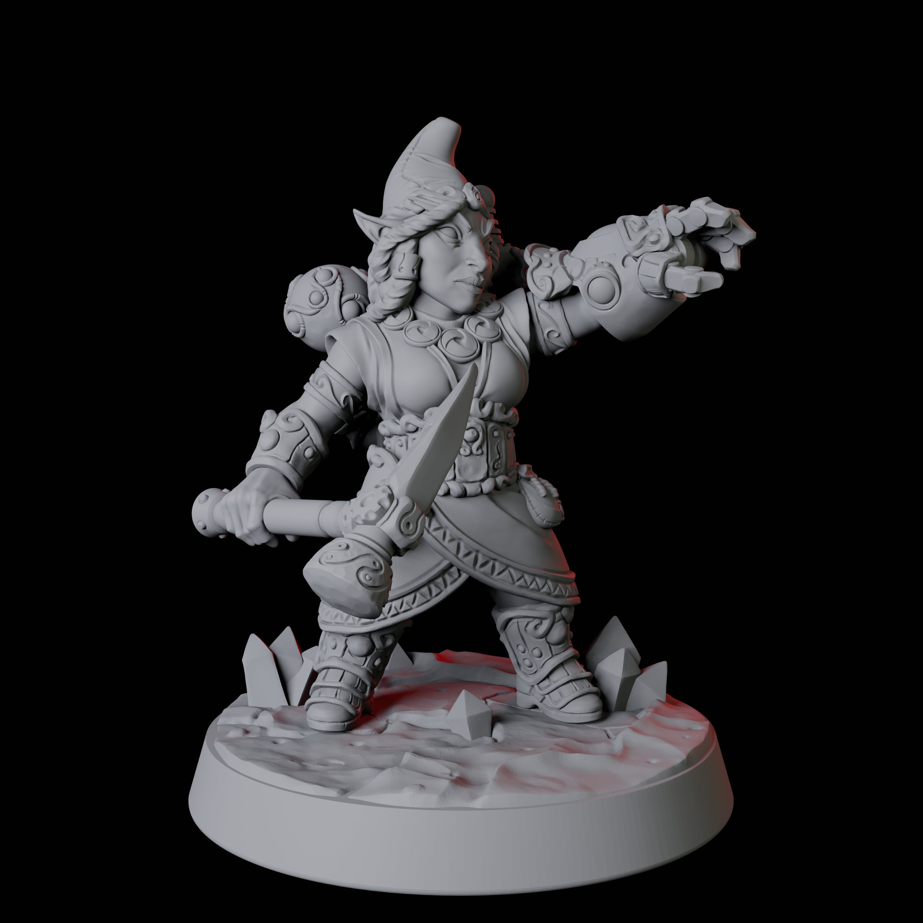 Deep Gnome Artificer D Miniature for Dungeons and Dragons, Pathfinder or other TTRPGs